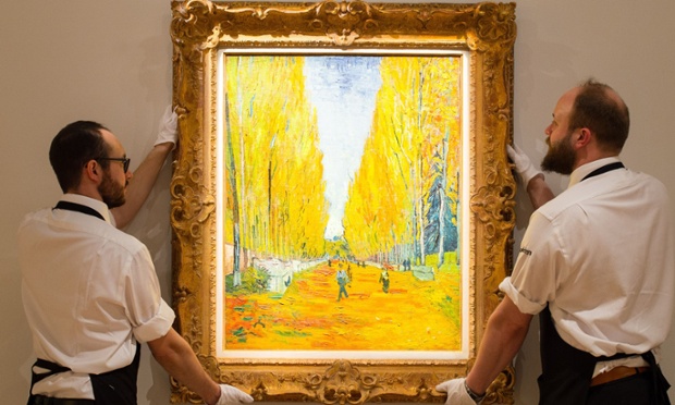 Tranh của Van Gogh, Picasso và những danh họa khác được triển lãm trước phiên đấu giá đình đám tại New York